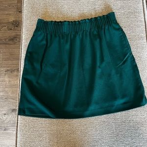 J Crew Green Skirt